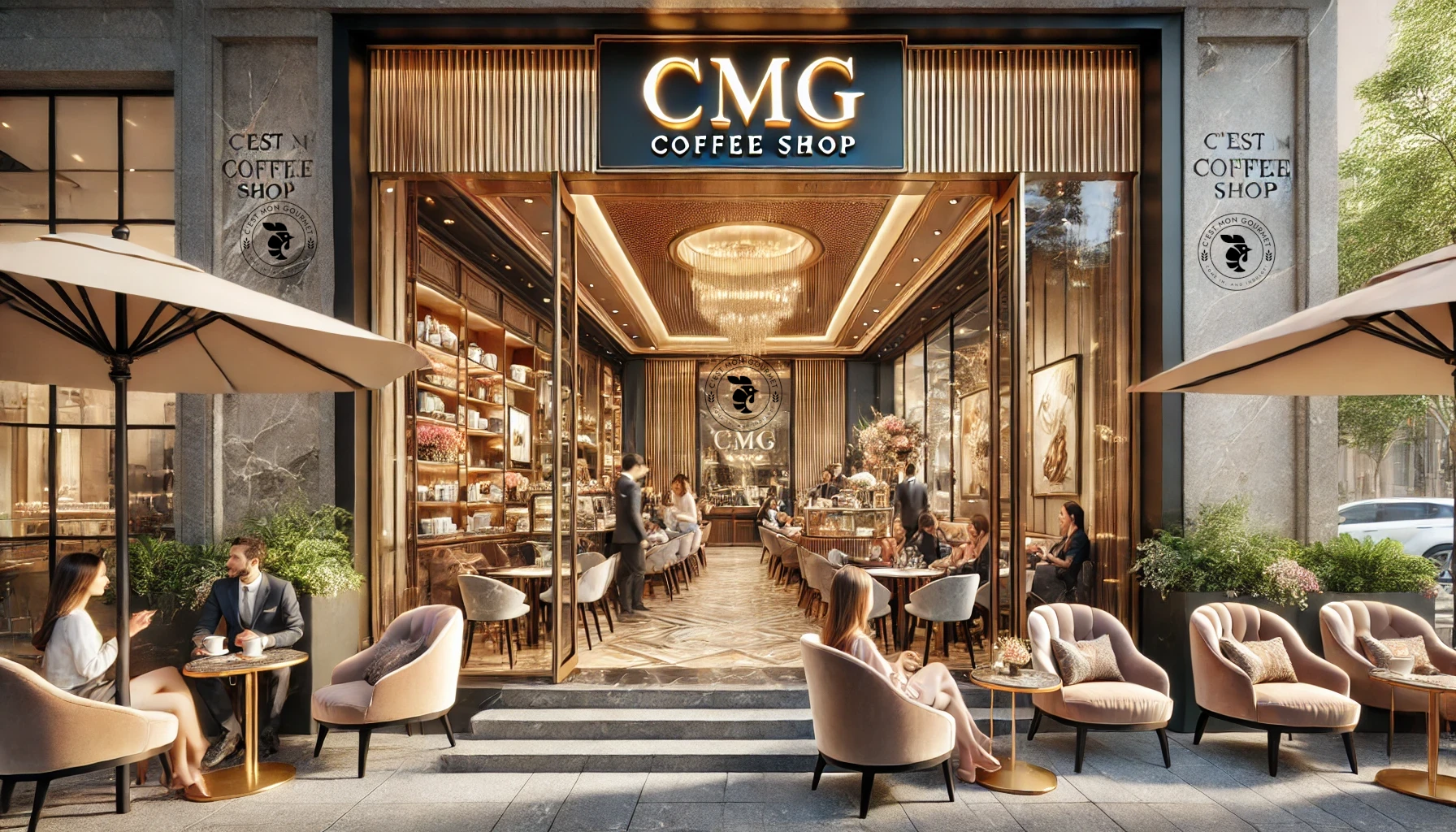 CMG Luxury Coffee Shop Design